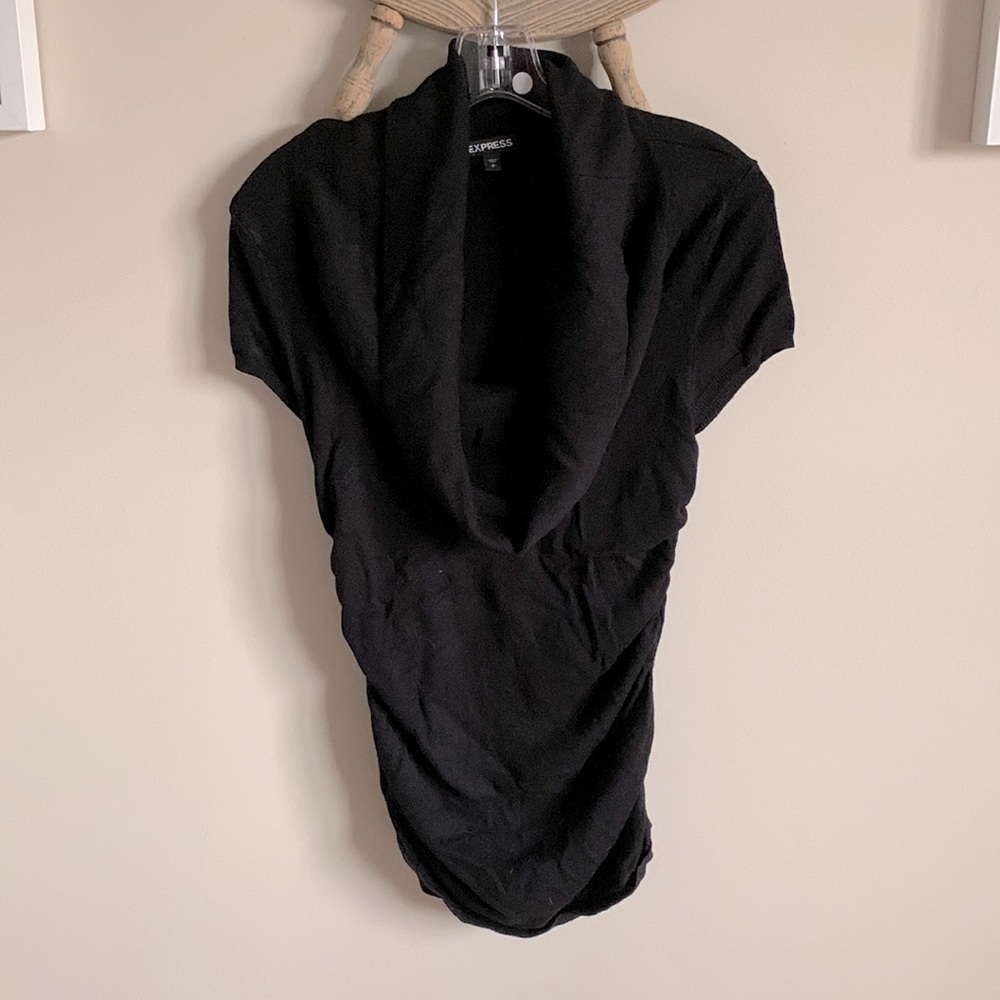 Express size small black cowl neck sweater